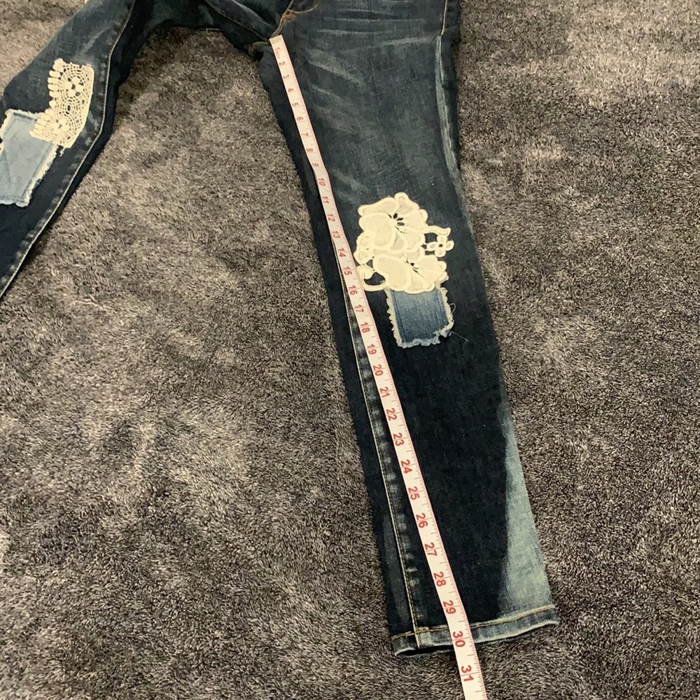 Free People Patchwork Jeans 24 - Picture 9 of 13